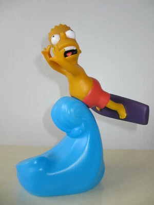 ULTRA RARE COLLECTOR BART SIMPSONS SURF LA VAGUE +/- 22 cm 1998 - A SAISIR !!! - Photo 1/4