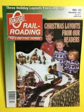 O Gauge Railroading Magazine Run 183 December 2001 Readers Christmas Layouts