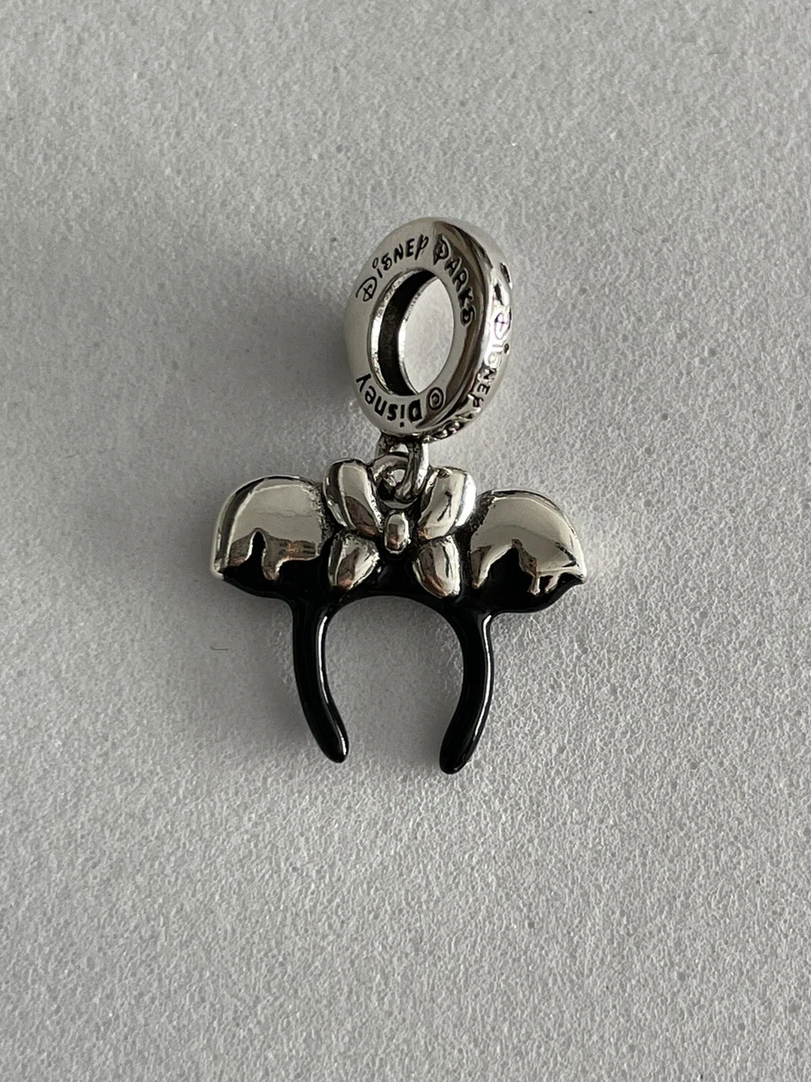 Disney Parks Pandora 100 Years Minnie Ears Silver Drip Charm AUTHENTIC