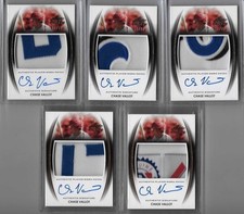 2014 Leaf Trinity Chase Vallot Bronze 2 Color Patch Auto RC Royals - BL