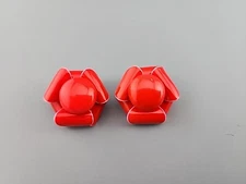 Vintage Flower Clip Flower Power Mod 50s 60s Retro Pierce Metal