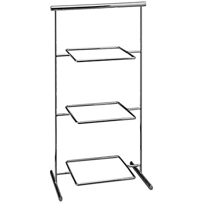 APS Pure 13'' x 8 1/4'' x 17 1/2'' 3-Tier Serving Stand / Riser - 3/Pieces