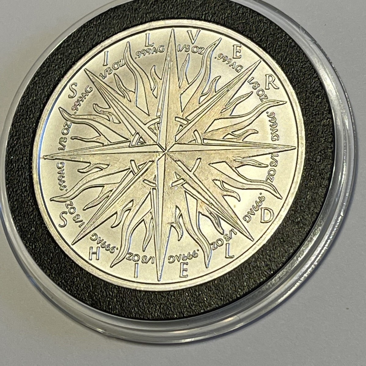 Pirate Coin Praedatum In Mundo 1 Troy Oz .999 Fine Silver Round