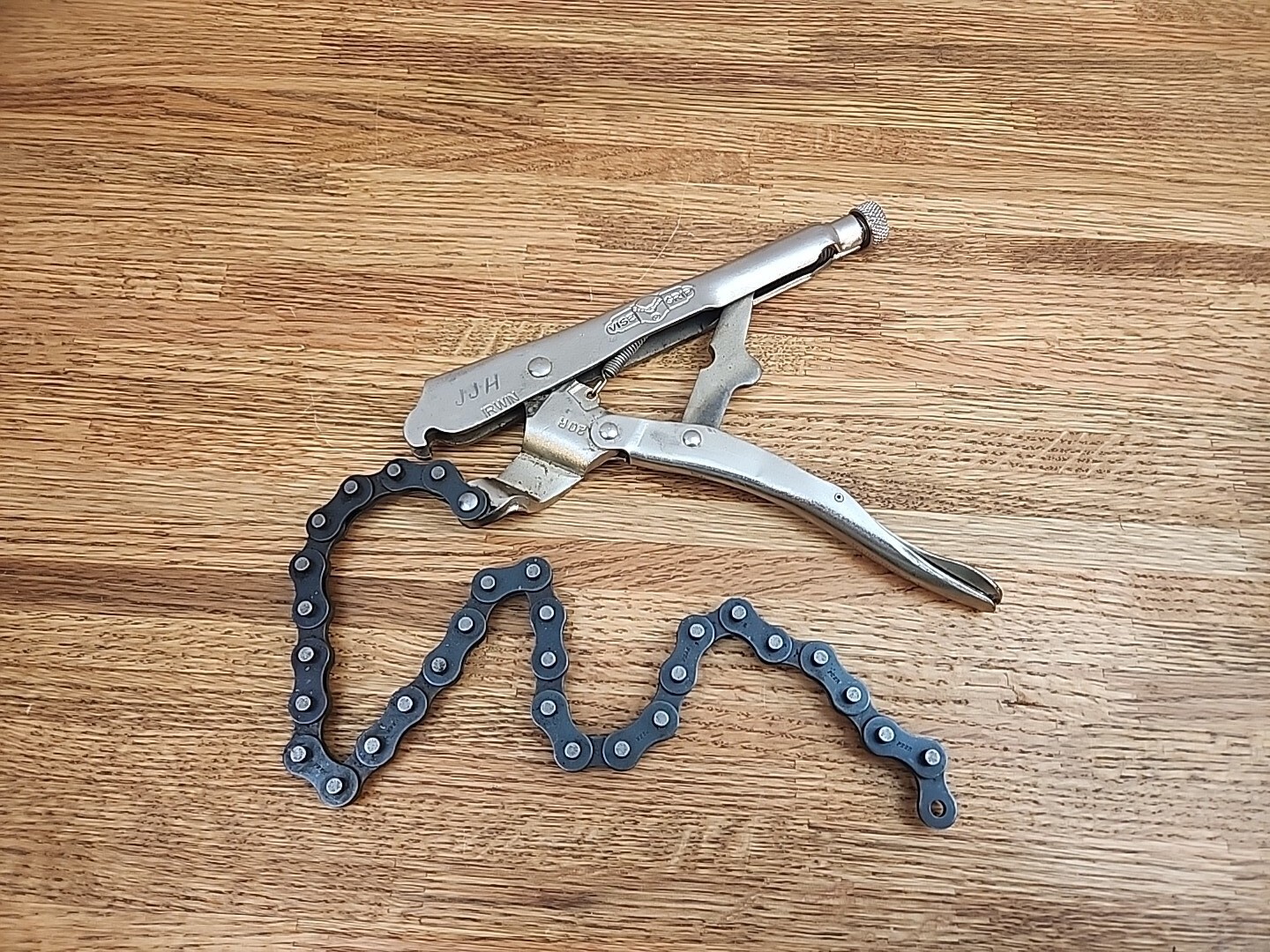 Vintage Vise Grip 20R Chain Grip Locking Pliers Dewitt Made in USA eBay