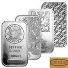 Random Design  1 oz Silver Bar, BU - #D20