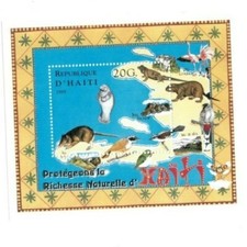 Haiti 1999 - Animal Wildlife - Stamp Souvenir Sheet - Scott #914 - MNH