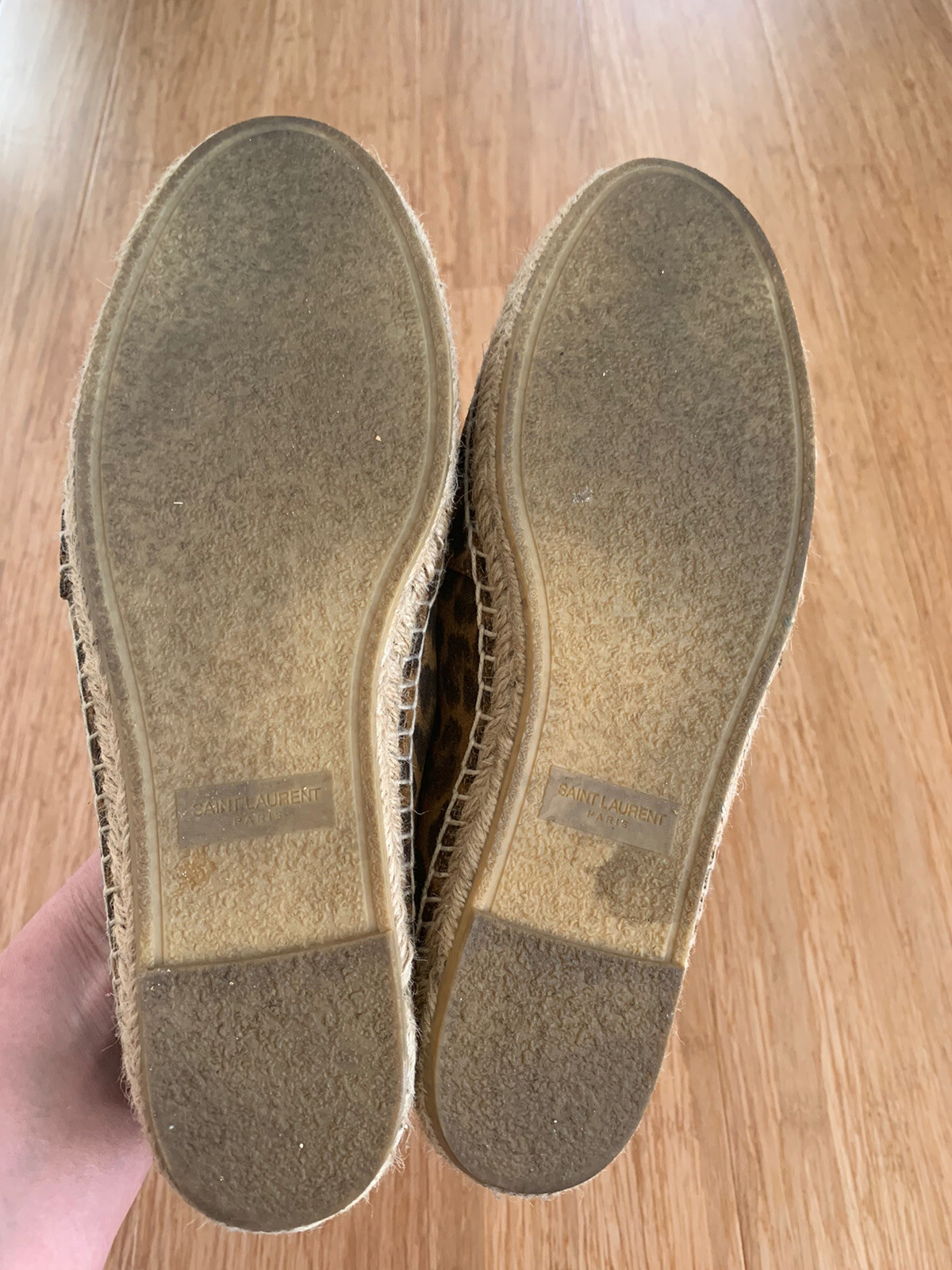 Espadrillas leopardo Saint Laurent 38 5 $600