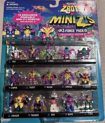 Micro Machines Z BOTS - MINI Z'S Z FORCE PACK COLLECTOR'S EDITION II