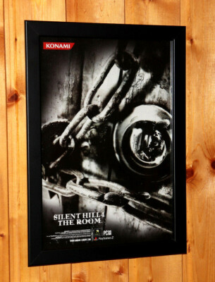 Silent Hill 4 The Room Small Poster / Vintage Ad Page Framed PS2