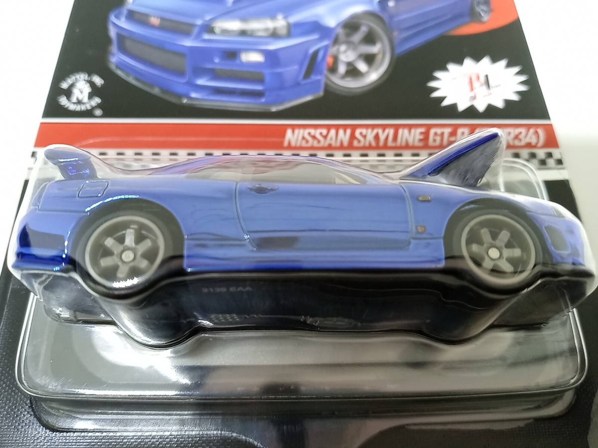 2019 HOT WHEELS RLC BLUE NISSAN SKYLINE GT-R(BNR34) #7997 2019 HOT WHEELS RLC BLUE NISSAN SKYLINE GT-R(BNR34) #7997