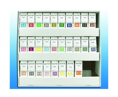 Tabbies Original COL'R'TAB 12000 Series Alpha Label Kit, 1 Roll (500) Each A-...
