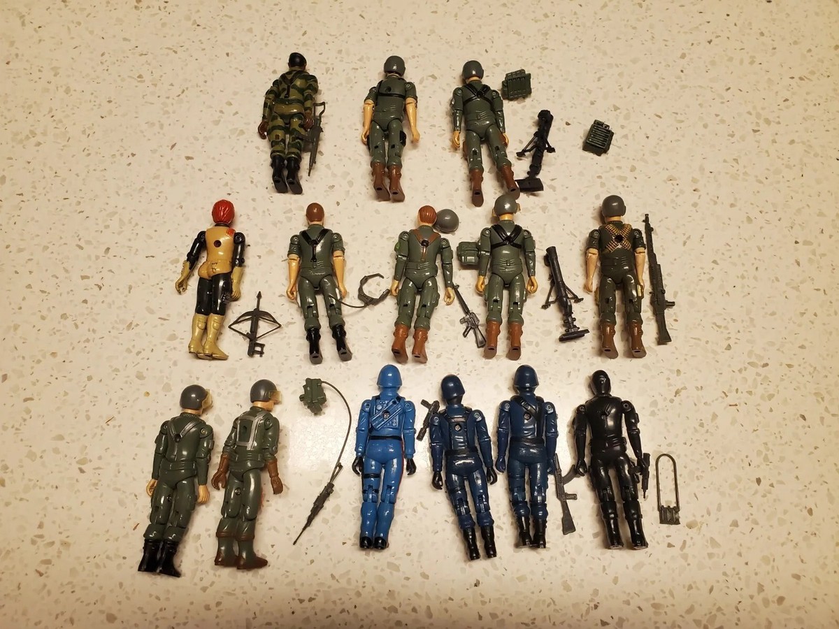 Gi Joe 1982 Orig Straight Arm SET Snake Eyes Cobra Commander 14
