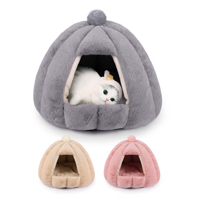 Pet Dog Cat Bed Mat Puppy Sleeping Cave Kitten Soft Plush Cushion House Winter 