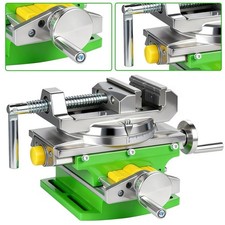Compound Milling Machine Worktable Work Table Cross Bench Drill Press Vise TOP