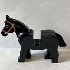 LEGO Blue Black Dragon Horse Barding minifigure 6086 6085 1584 6060 See Photos