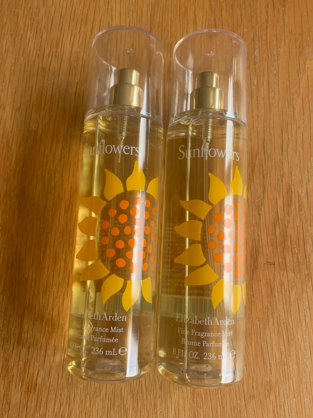 X2 Brand New ELIZABETH ARDEN Sunflowers Fine Fragrance Body Mist 236ml DUO