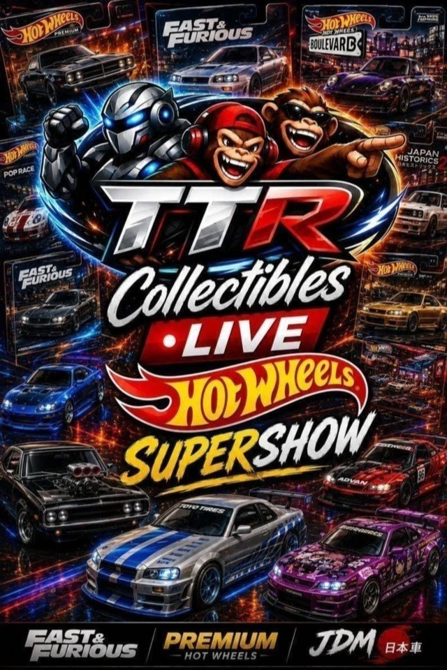 🐵🐵🤖 TTR Collectibles Auktion – Hot Wheels Super Show
