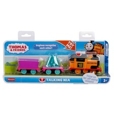 Thomas  Friends Nia All Engines Go Talking Motorized Train with Cargo HYR78