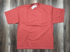 Vintage Pluma Blank T-Shirt Size XL Salmon Pink Heavyweight Cotton Made in USA