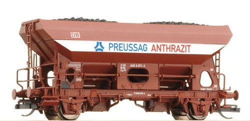 Tillig 1:120 TT 14580 Schüttgutwagen Bauart Fcs "PREUSSAG" der DB wie Neu in OVP | Zustand: Gebraucht