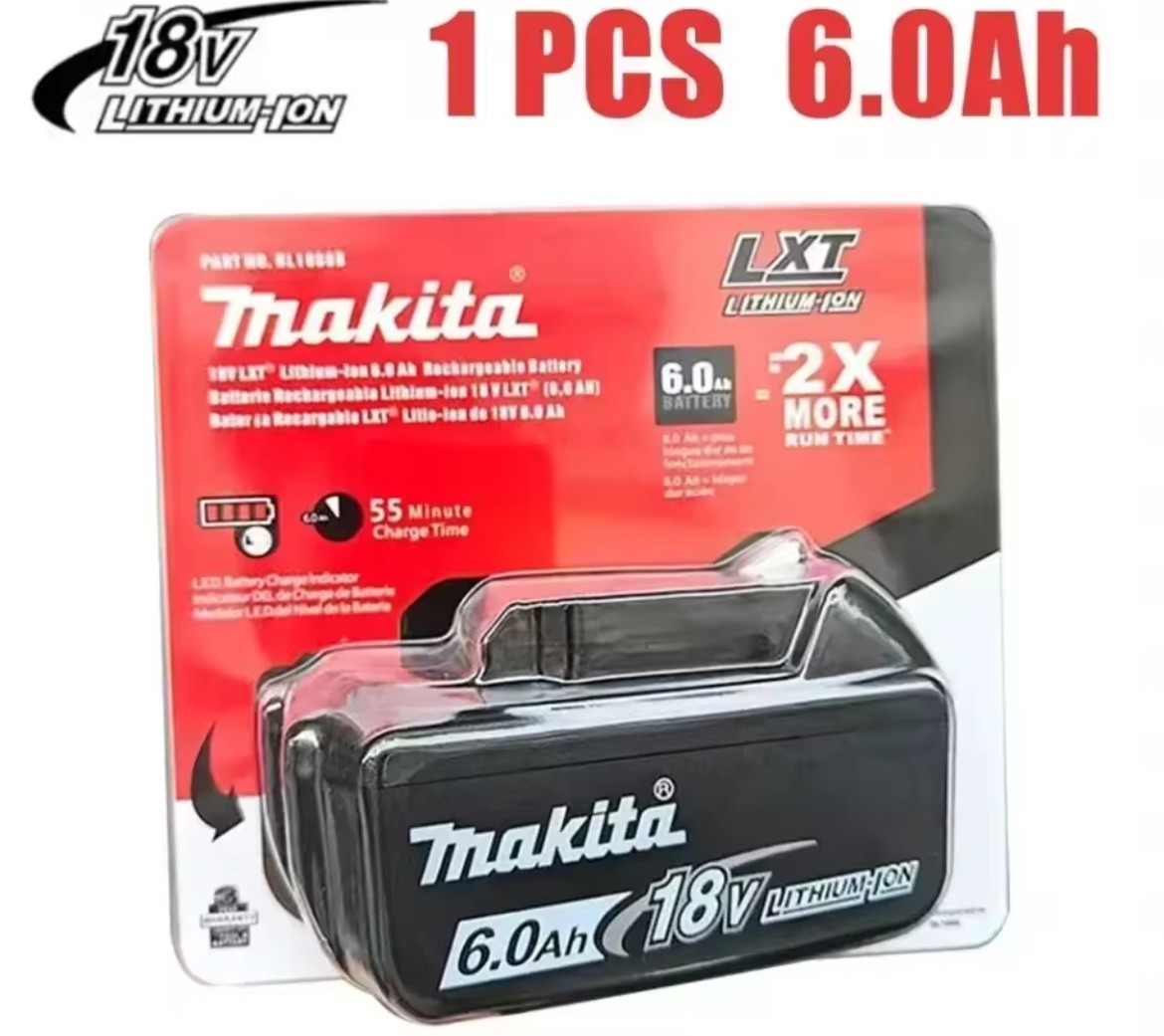 Batterie Makita 18V 6,0Ah Li-ion BL1860 accumulateur pour visseuse