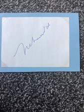 Muhammad Ali Signed Paper