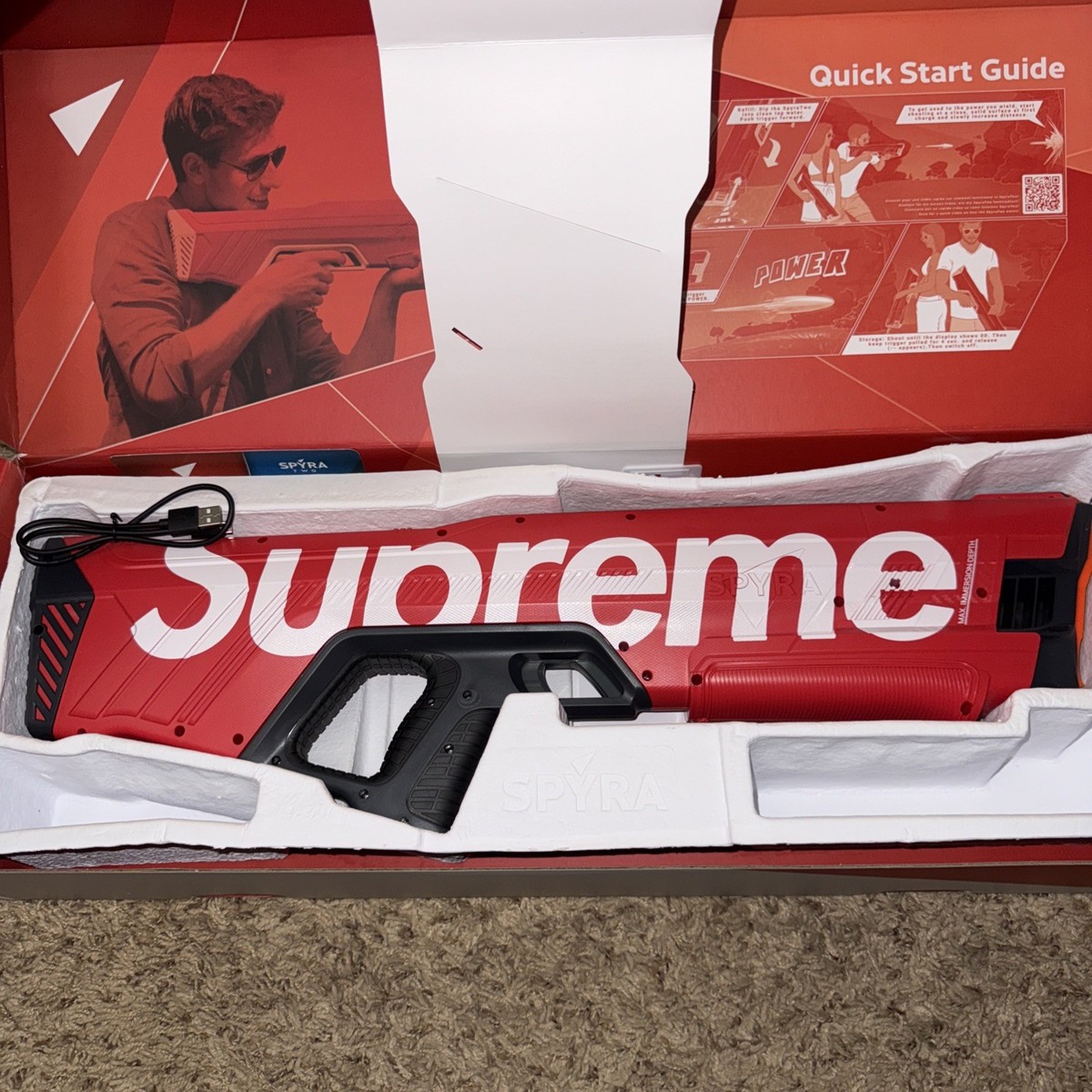 トイガン Supreme Spyra Two Water Blaster Supreme Spyra Water Blaster SpyraTwo Water Gun - Red | eBay