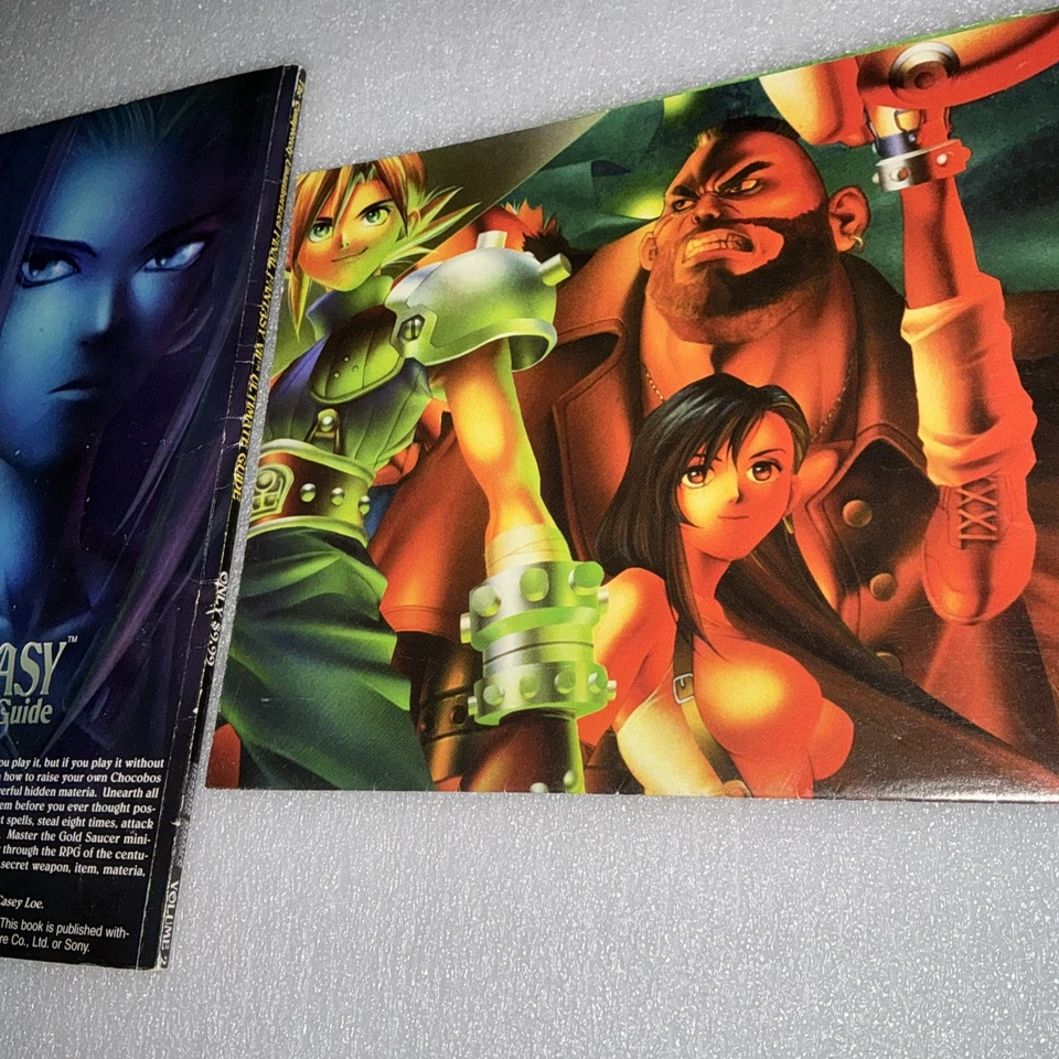 Final Fantasy VII 7 Ultimate Guide Versus Books 1997 ultra rare superior variant - Image 3 of 4