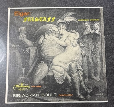 SIR ADRIAN BOULT-ELGAR-FALSTAFF-LP-VINYL-WESTMINSTER-WST 14007-STEREO-NM