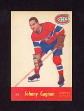 1955-56 PARKHURST #65 JOHNNY GAGNON   29365