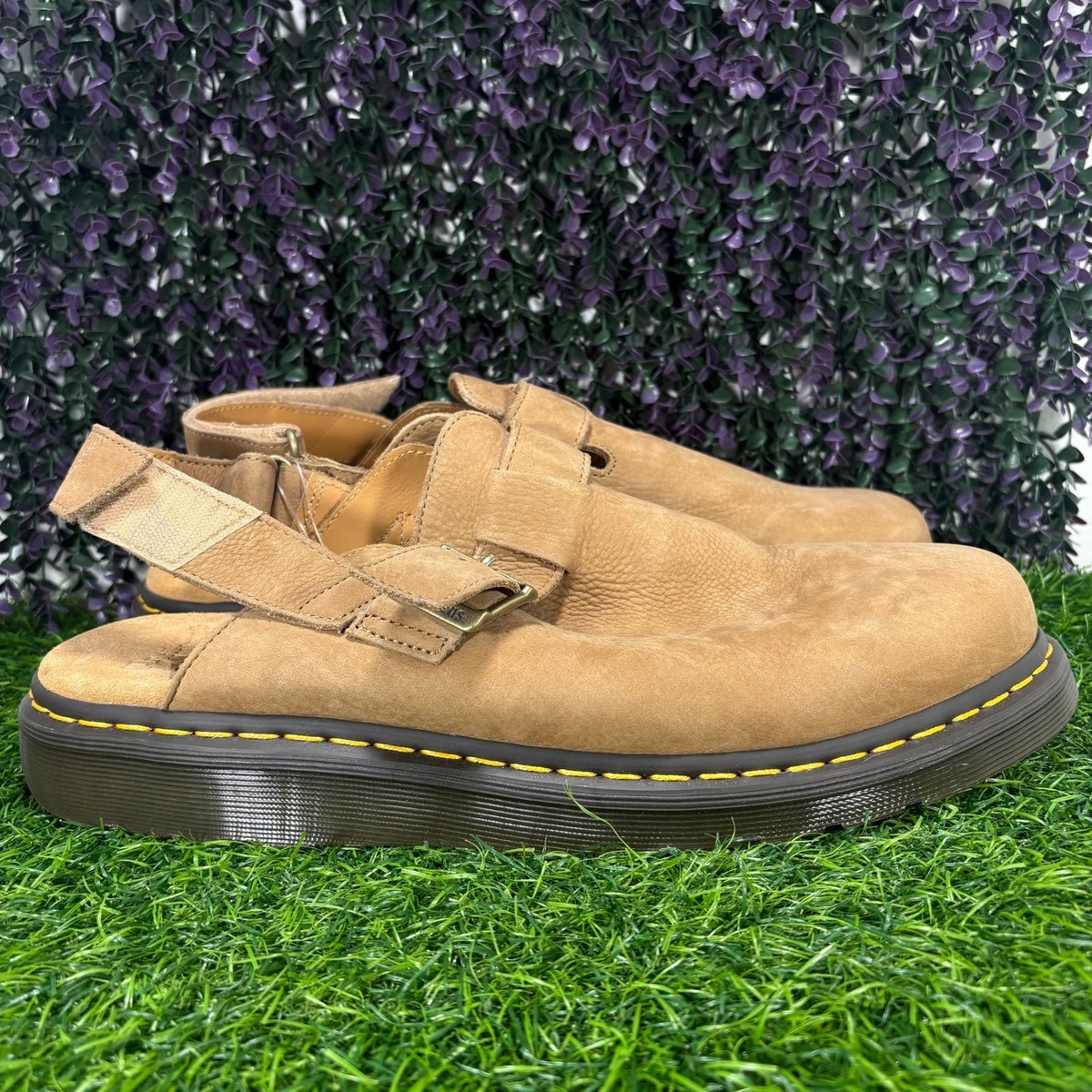 Dr. Martens Jorge II Men’s 14 Savannah Tan Tumbled Nubuck Slip‑On Dr Martens Jorge II Tumbled Nubuck Savannah Tan Leather M 11  main image 2