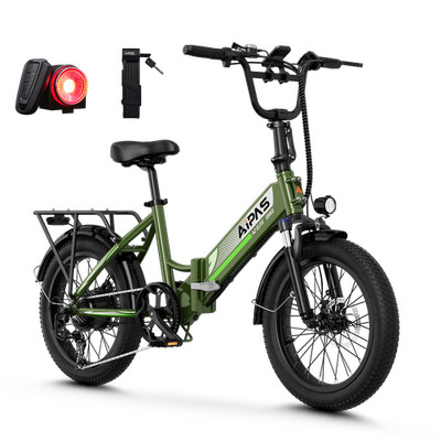20'' E-Bike 750W 48V Electric Bike Fat Tire Folding City Bicycle Commuter Ebike