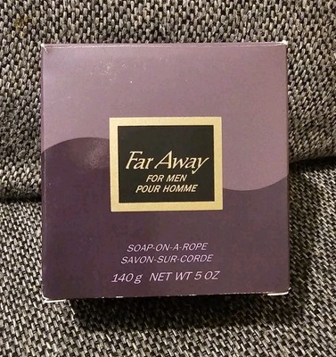 Vintage 1999 Avon MENS FAR AWAY Fragranced Soap On A Rope 5oz NEW IN BOX
