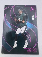 2025 Panini Silhouette Nick Foles Philadelphia Eagles #39 /35 Purple