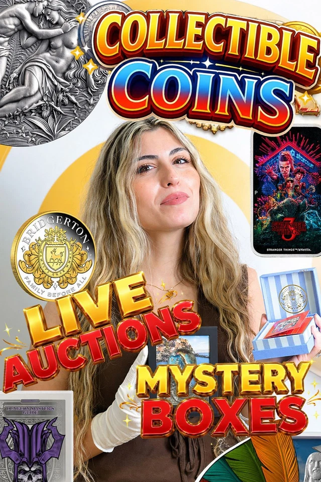 MODERN COLLECTIBLE COINS - AUCTIONS & BLIND BOXES!