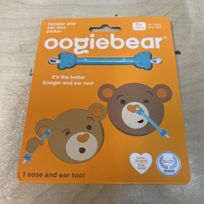 Oogiebear Baby Nose & Ear Cleaner, Safe Booger & Earwax Removal Tool, Dual-ended