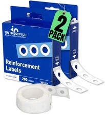 Hole Reinforcement Stickers, Hole Punch, Clear Hole, Page Reinforcement Label...