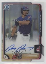 2015 Bowman Chrome Prospects Refractor 143/499 Bobby Bradley #BCAP-BB Auto 5j0