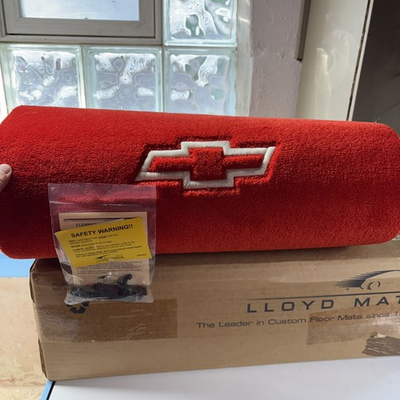 #ad LLOYD Mats Custom For Classic Chevy GMC Torch Red Two Car Floor Mats $165.00
