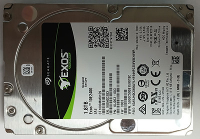 Seagate Exos 10E2400 1.8TB 10K SAS 2.5'' Enterprise HDD   Free Priority Shipping