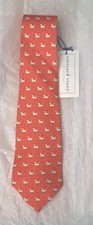 Vineyard Vines Shep  Ian Golden Retriever Dogs Silk Tie USA Hand Made NEW, Tags