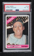 1966 Topps Harry Walker #318 PSA 4 0f5n