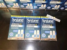 EXP 05/2027+! 3 Lot TWIN PACK Systane HYDRATION PF (6 X 10mL) Dry Eye Drops!
