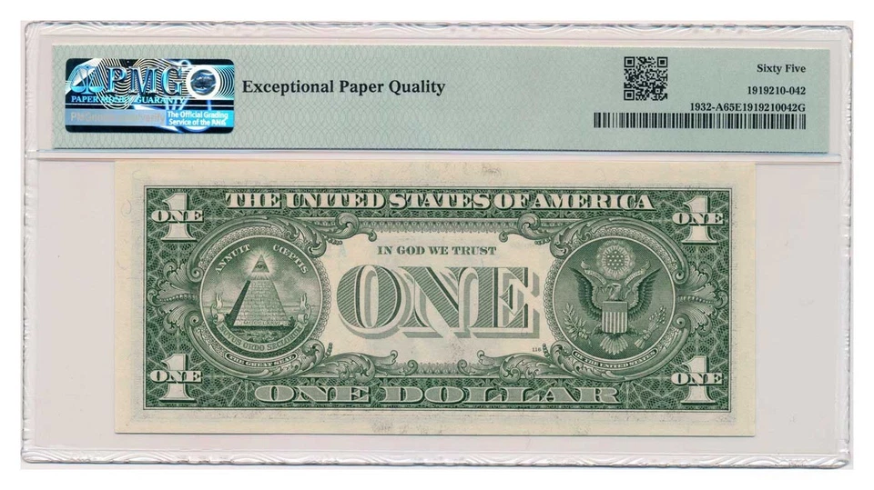 UNITED STATES banknote $1 Boston 2006 PMG MS 65 EPQ Gem Uncirculated - Image 2 of 4