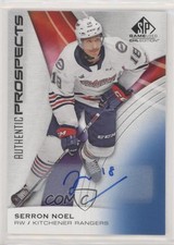 2019-20 Upper Deck SP Game Used CHL Edition Blue Auto Serron Noel #27 Auto 4ta