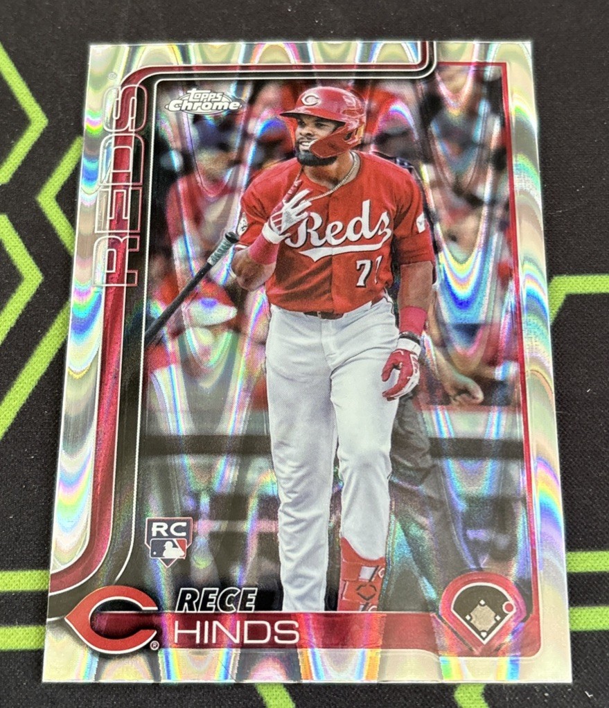 2025 Topps Chrome - Rece Hinds #253 RayWave Refractor (RC)