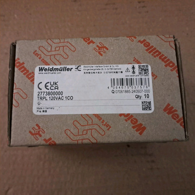 WEIDMÜLLER 2773800000 120 VAC UMSCHALTRELAIS TRPL 120VAC 1CO 10ER BOX 