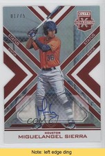 2016 Panini Elite Extra Edition 1/75 Miguelangel Sierra #166 Auto READ 0g4