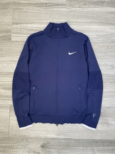 Roger Federer Nike 2014 RF Knit Jacket size:M Monte-Carlo / French /Halle - Picture 2 of 16