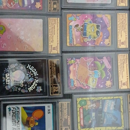 Crown Collectibles & Grading 2024 SpongeBob Fun Time Kayou SLR Graded 6-Card Lot